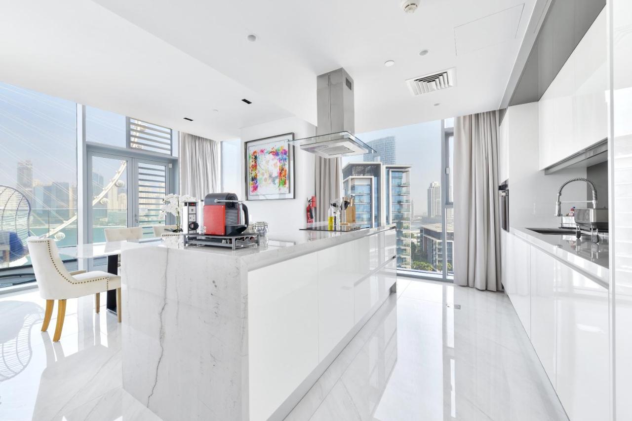 Spectacular 3 Bedroom Condo With Maids Room Facing The Dubai Eye Dış mekan fotoğraf